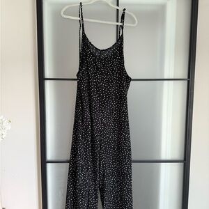 Black Polka Dot Jumpsuit
